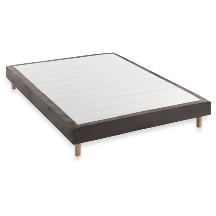 DEKO DREAM Ensemble Matelas + Sommier 160x200 - Ressorts ensachés - N