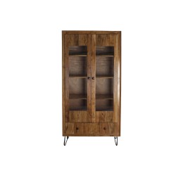 Présentoir DKD Home Decor Verre Acacia 90 x 40 x 180 cm