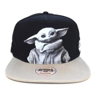 Casquette - Star Wars : The Mandalorian The Child - Noir et Blanc