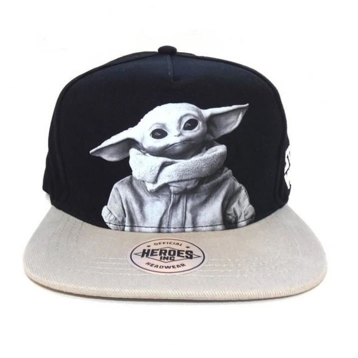 Casquette - Star Wars : The Mandalorian The Child - Noir et Blanc