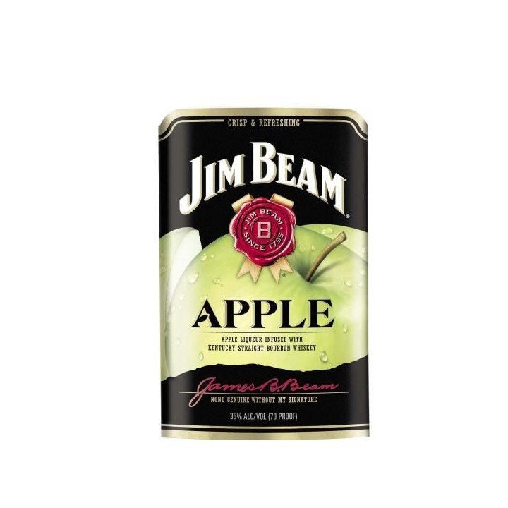 Whiskey Jim Beam Apple - Whisky Aromatisé a la Pomme - 35% - 70 cl