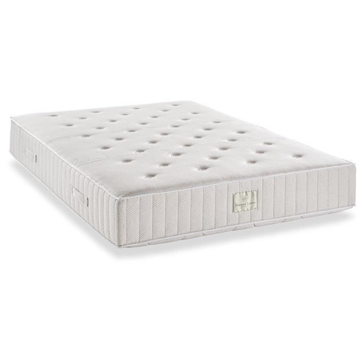 DEKO DREAM Ensemble Matelas + Sommier 160x200 - Ressorts ensachés - N