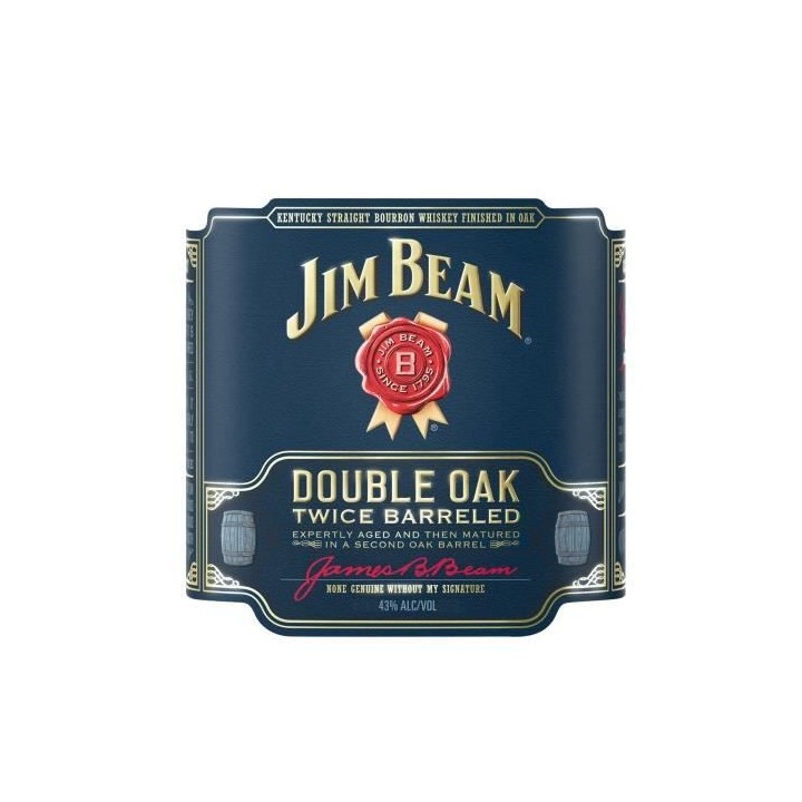Jim Beam - Double Oak - Kentucky Straight Bourbon - 43% - 70 cl