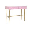 Console DKD Home Decor Rose Doré Métal Bois de manguier Moderne (90 x 45 x 74 cm)