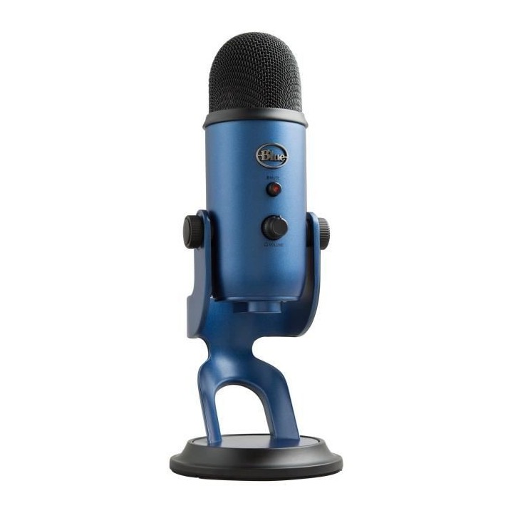 Microphone USB - Blue Yeti - Pour Enregistrement, Streaming, Gaming, P