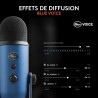 Microphone USB - Blue Yeti - Pour Enregistrement, Streaming, Gaming, Podcast sur PC ou Mac - Bleu