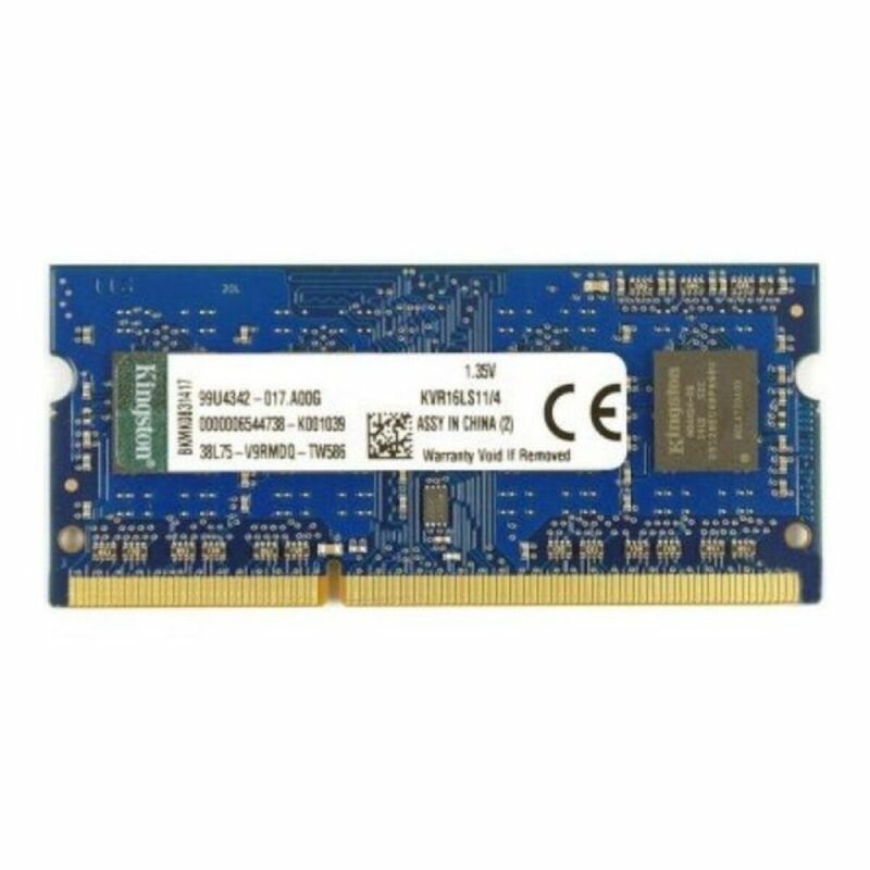 Mémoire RAM Kingston KVR16LS11 4 GB 1600 MHz DDR3-PC3-12800 CL11 DDR3