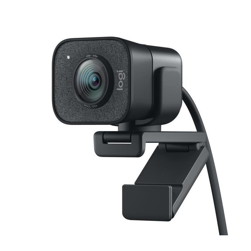 Logitech StreamCam : webcam pour streaming YouTube et Twitch, full HD 1080p 60Fps, connexion USB-C, détection des visages par I