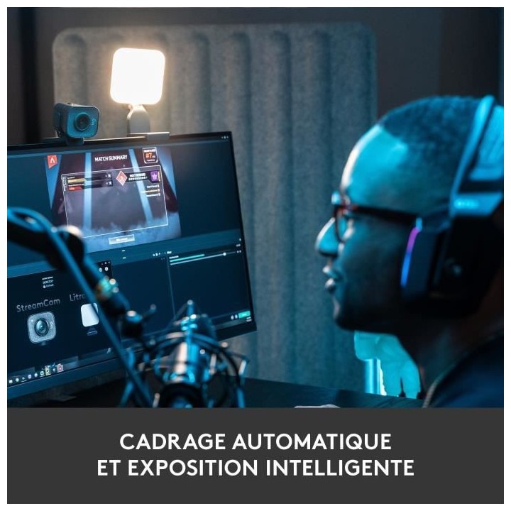 Logitech StreamCam : webcam pour streaming YouTube et Twitch, full HD