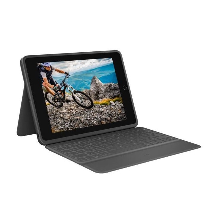 LOGITECH - Clavier et étui - Rugged Folio pour Apple 10.2-inch iPad 7