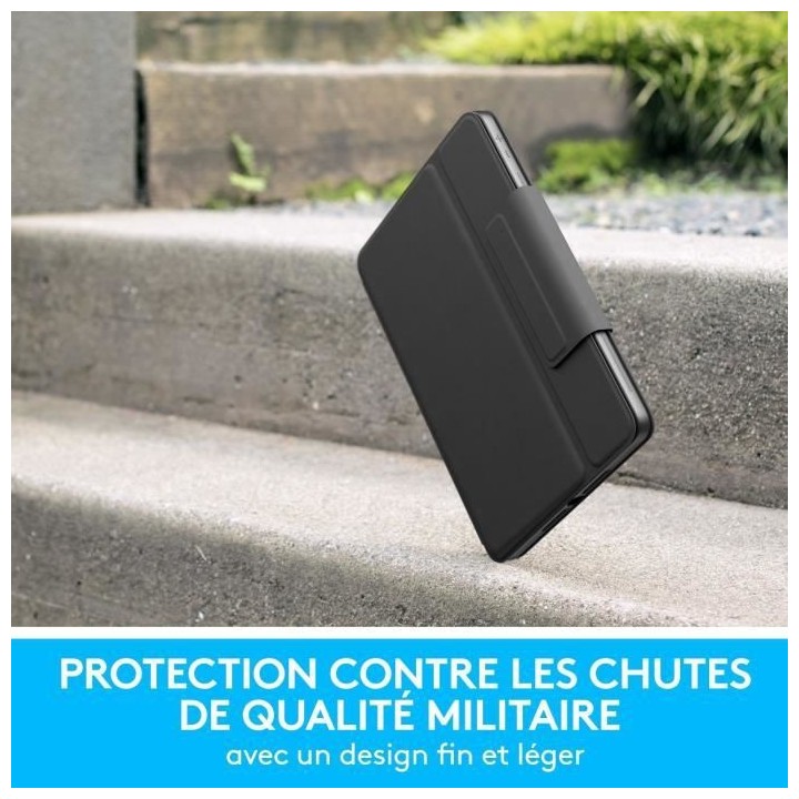 LOGITECH - Clavier et étui - Rugged Folio pour Apple 10.2-inch iPad 7