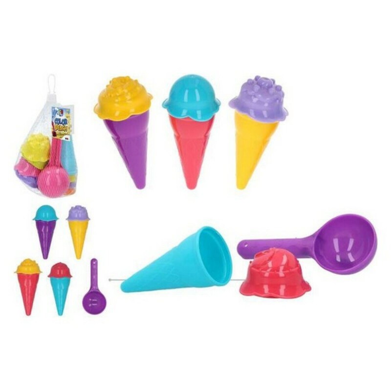 Set de jouets de plage Ice Cream Colorbaby Color Beach (9 pcs)