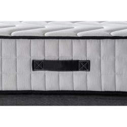 HOTEL SUPREME Ensemble Matelas + Sommier 140 x 190 - Ressorts - 7 zones - Ferme - 27 cm