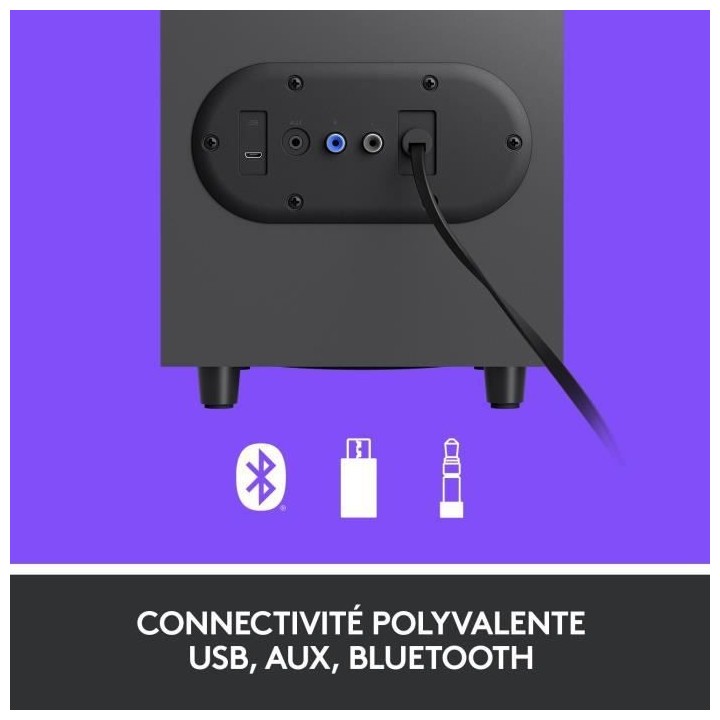 LOGITECH Z407 Enceinte - Bluetooth - Noir