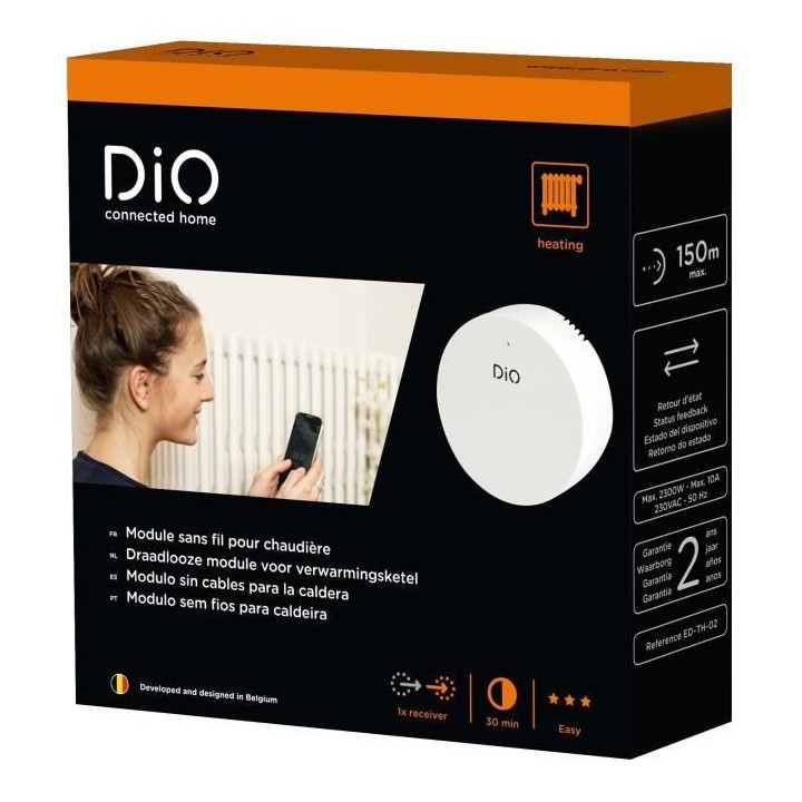 CHACON Module sans fil DiO pour chaudiere GAZ/MAZOUT