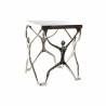 Table d'appoint DKD Home Decor Argenté Aluminium Plastique 44 x 44 x 46 cm