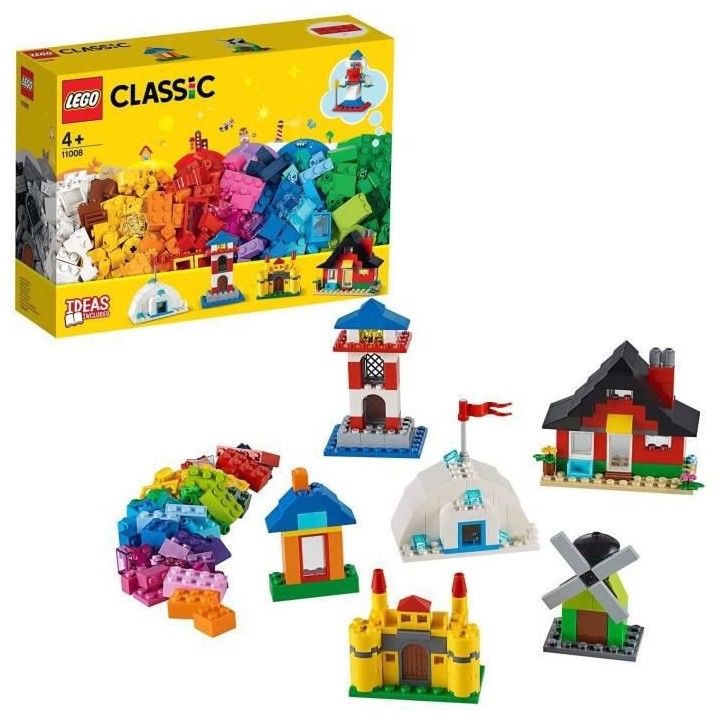 LEGO 11008 Classic Briques et Maisons, Set de Construction, Jeu Éduca