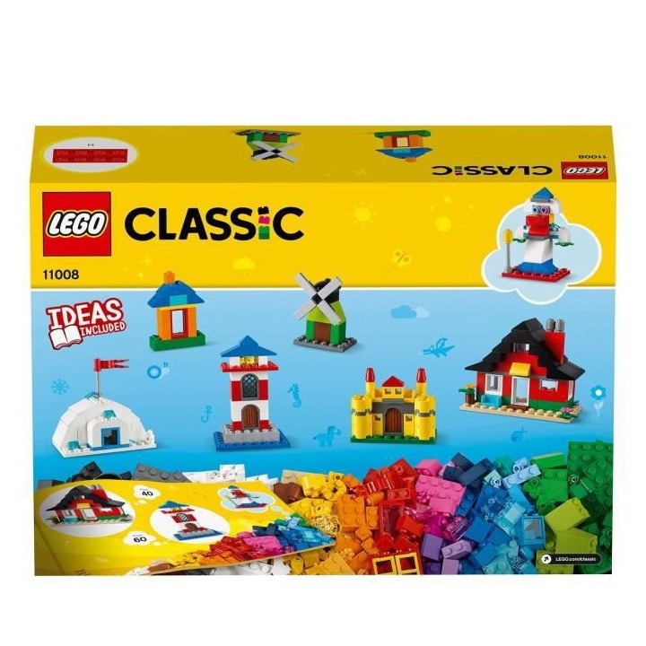 LEGO 11008 Classic Briques et Maisons, Set de Construction, Jeu Éduca