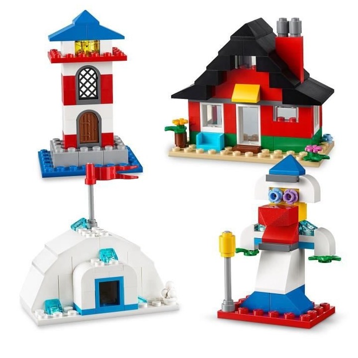 LEGO 11008 Classic Briques et Maisons, Set de Construction, Jeu Éduca
