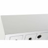 Console DKD Home Decor Blanc Argent Sapin Bois MDF (95 x 24 x 79 cm)