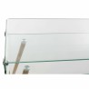 Table d'appoint DKD Home Decor Transparent Naturel Verre Hêtre 122 x 40 x 73 cm
