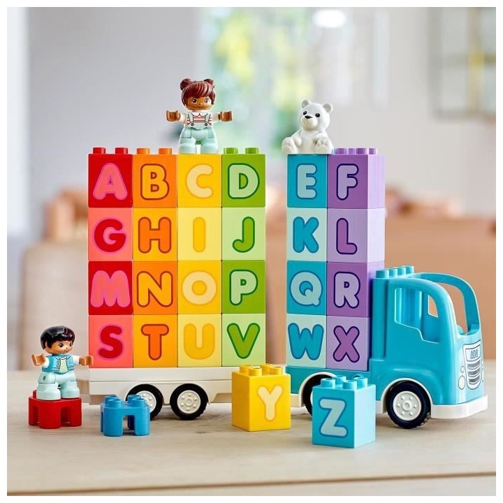 LEGO 10915 DUPLO My First Le Camion Des Lettres, Jouet Éducatif Pour
