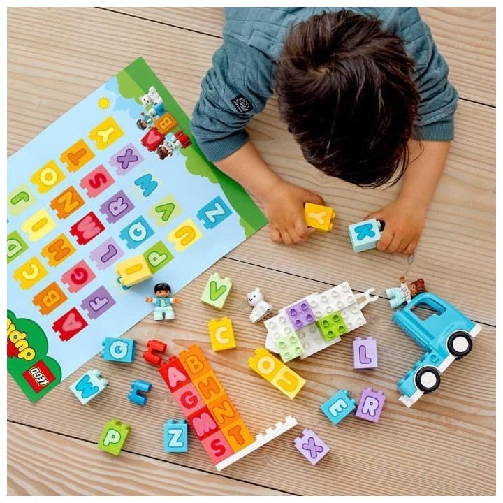 LEGO 10915 DUPLO My First Le Camion Des Lettres, Jouet Éducatif Pour