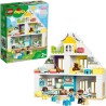 LEGO 10929 DUPLO Town La Maison Modulable 3-en-1, Maison de Poupée pour Garçons et Filles 2 ans et plus, Figurines et Animaux