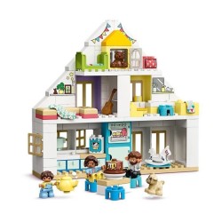 LEGO 10929 DUPLO Town La Maison Modulable 3-en-1, Maison de Poupée pour Garçons et Filles 2 ans et plus, Figurines et Animaux