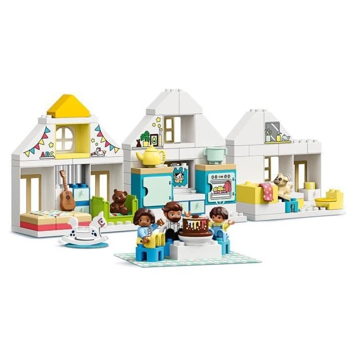 LEGO 10929 DUPLO Town La Maison Modulable 3-en-1, Maison de Poupée po