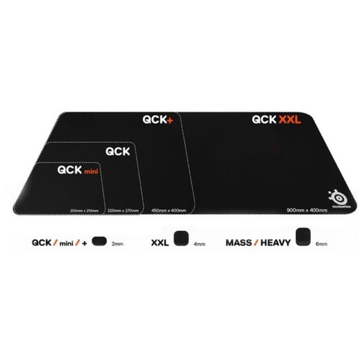 Tapis de Souris Gaming - STEELSERIES - QCK 3XL