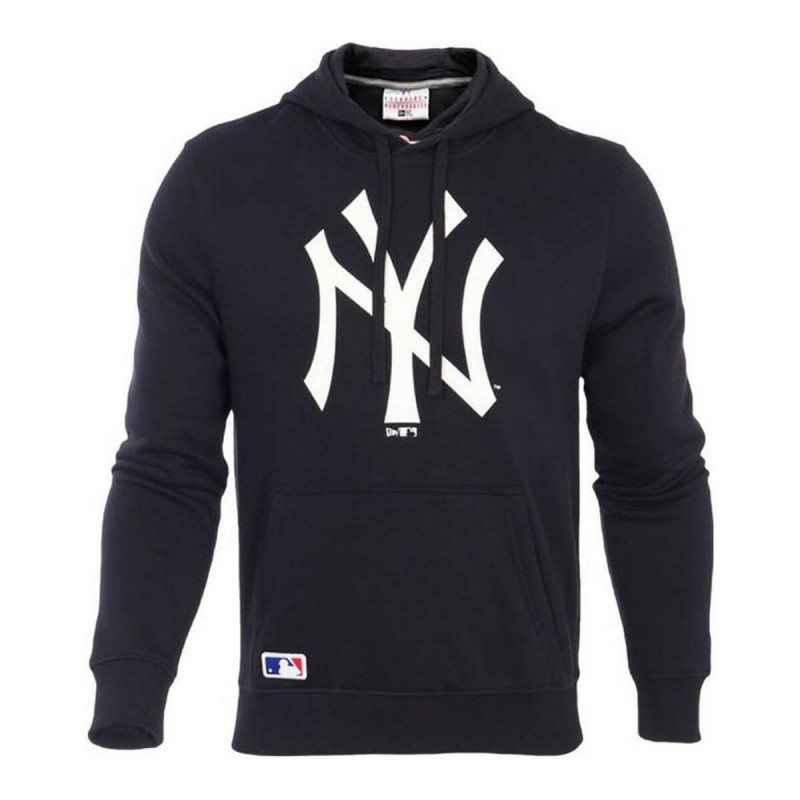 Sweat à capuche homme New Era Team Logo NYY Bleu foncé