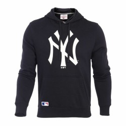 Sweat à capuche homme New Era Team Logo NYY Bleu foncé