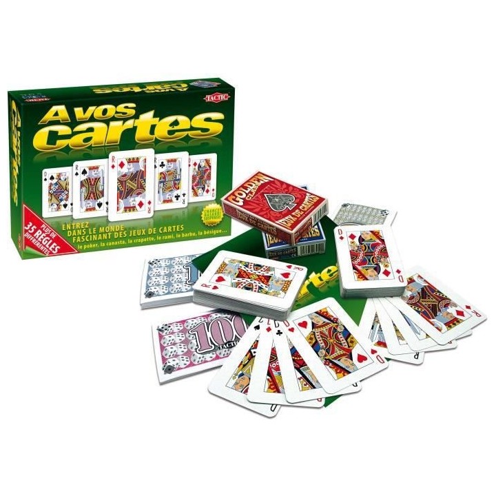 A vos Cartes - 02090 - Jeu de société, jeux de cartes - TACTIC