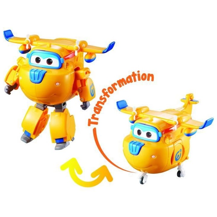 SUPER WINGS – TRANSFORMING DONNIE – Avion Jouet Transformable et F