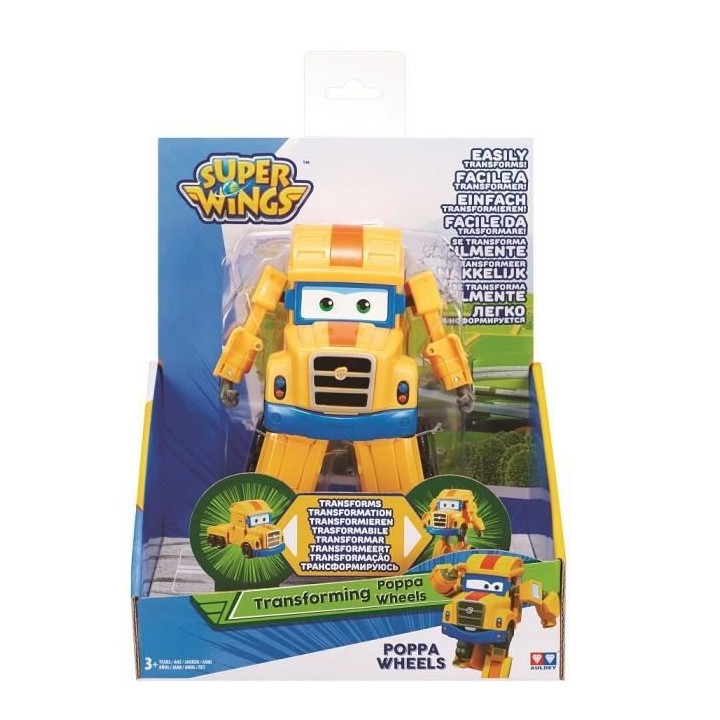 SUPER WINGS Transforming POPPA WHEEL 12 cm - Saison 2