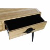 Console DKD Home Decor Sapin Noir Métal Marron (114 x 39.5 x 75 cm)