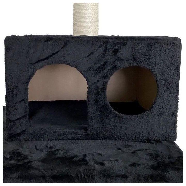 Arbre a chat TACO - 49x 49 x 163 cm - Noir