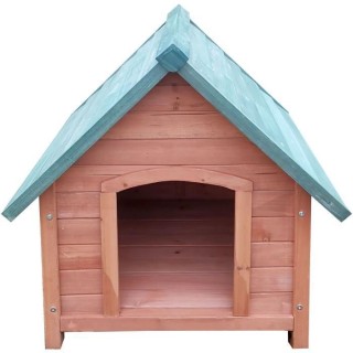 Niche en sapin BUDDY - 72x76x76cm - Pour chien - Bois