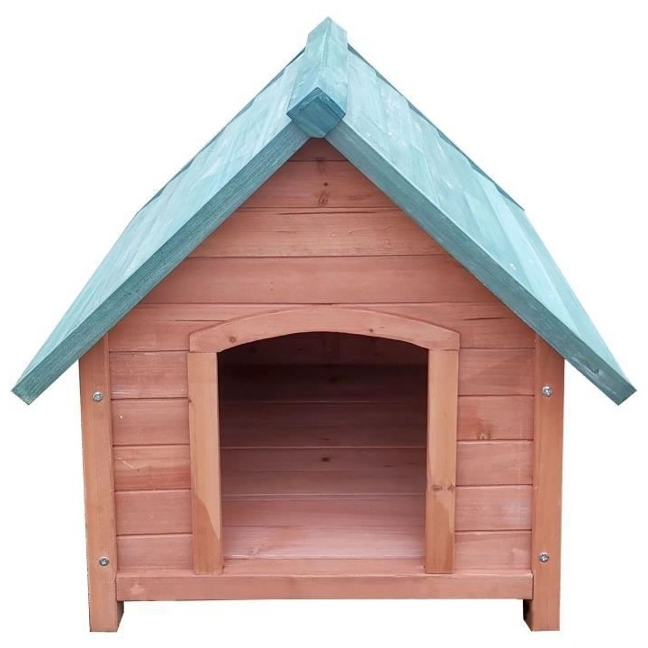 Niche en sapin BUDDY - 72x76x76cm - Pour chien - Bois