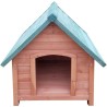 Niche en sapin BUDDY - 72x76x76cm - Pour chien - Bois