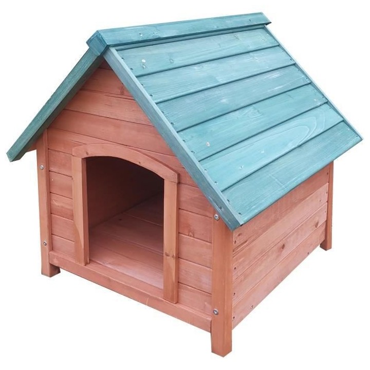 Niche en sapin BUDDY - 72x76x76cm - Pour chien - Bois