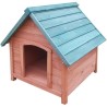 Niche en sapin BUDDY - 72x76x76cm - Pour chien - Bois