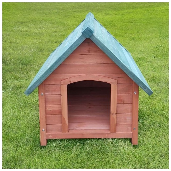 Niche en sapin BUDDY - 72x76x76cm - Pour chien - Bois