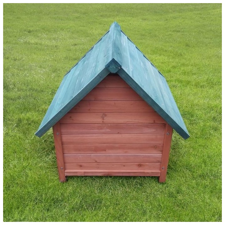 Niche en sapin BUDDY - 72x76x76cm - Pour chien - Bois