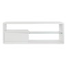 Meubles de télévision DKD Home Decor Blanc Verre 140 x 40 x 50 cm Bois MDF