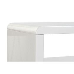 Meubles de télévision DKD Home Decor Blanc Verre 140 x 40 x 50 cm Bois MDF