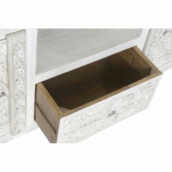 Meubles de télévision DKD Home Decor Blanc 151 x 40 x 60 cm Bois Bois de manguier