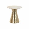 Table d'appoint DKD Home Decor Blanc Doré Métal Marbre 47 x 47 x 50 cm