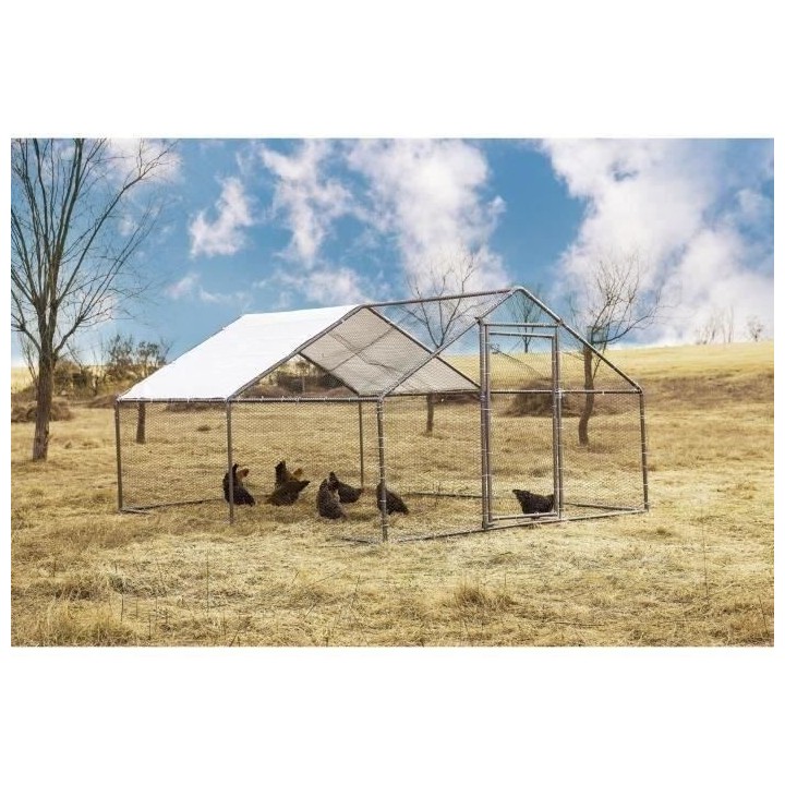 Enclos poulailler GALINA - 12m² - Métal
